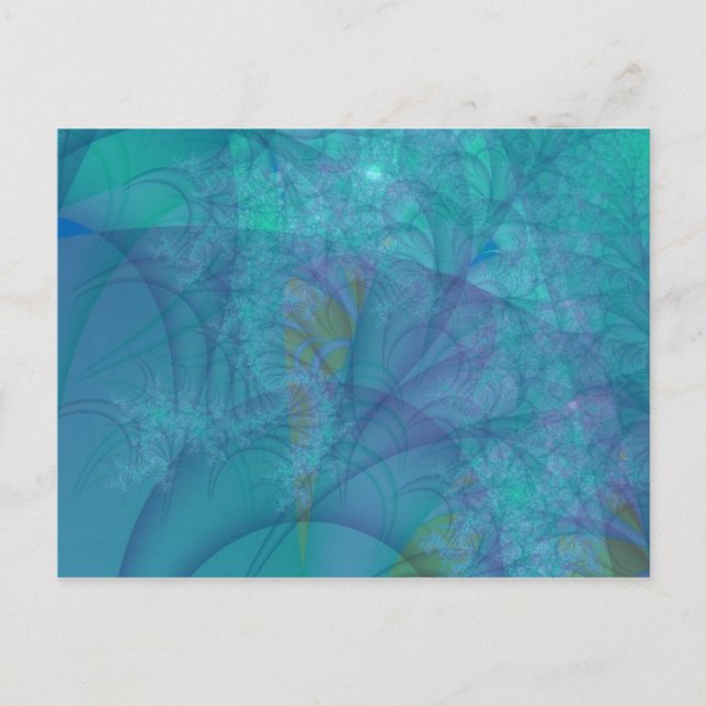 Postal azul lunar (Anverso)