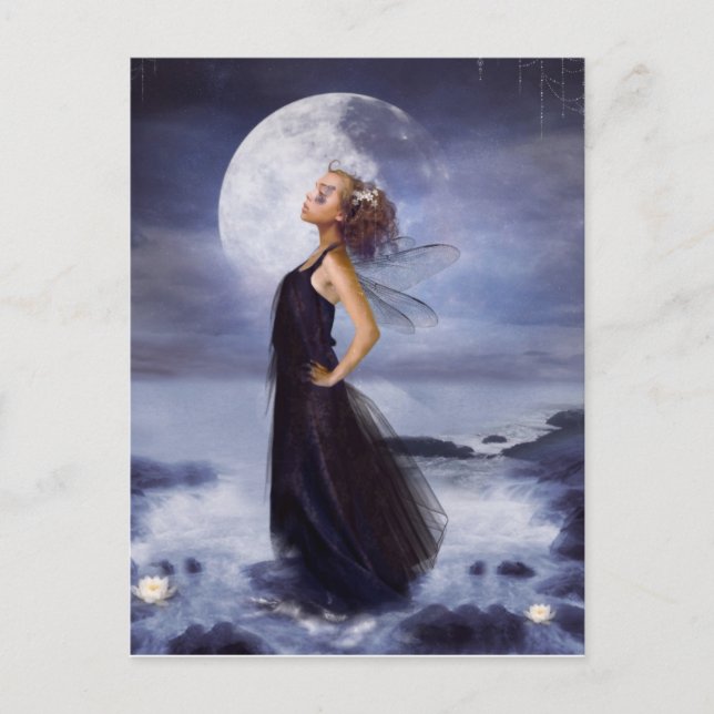 Postal azul lunar (Anverso)