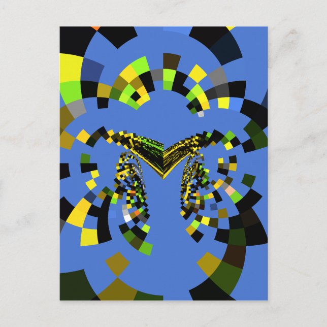 Postal Azul M (Anverso)