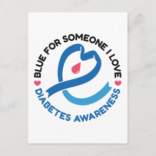 Postal Azul para alguien que amo – Conciencia sobre la di