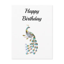 Azul pavo real | Cumpleaños feliz | Mínimo