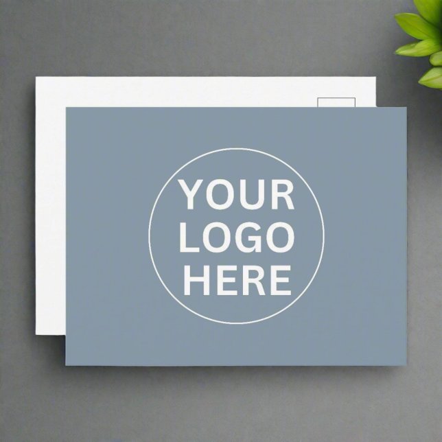 Postal Azul Polvoriento l Logotipo de Empresa Profesional (Subido por el creador)