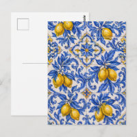 Azulejo de Baldosa de Limón Azul