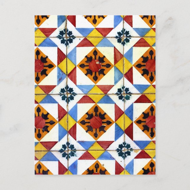 Postal Azulejos (Anverso)