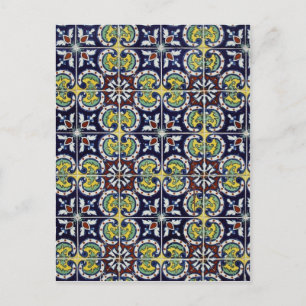 Postal Azulejos españoles en México
