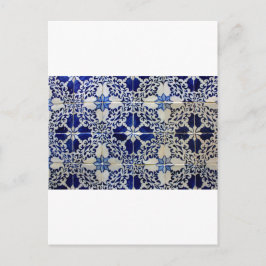 Postal Azulejos, mosaicos portugueses