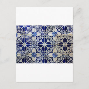 Postal Azulejos, mosaicos portugueses