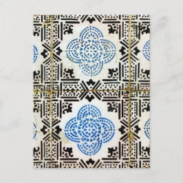 Postal Azulejos, mosaicos portugueses