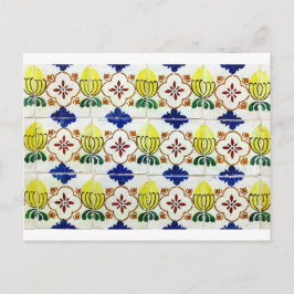 Postal Azulejos, mosaicos portugueses