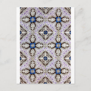 Postal Azulejos, mosaicos portugueses