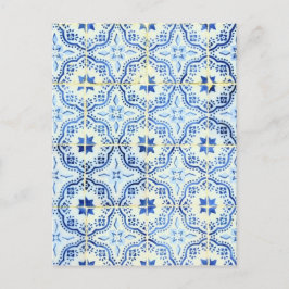 Postal Azulejos, mosaicos portugueses