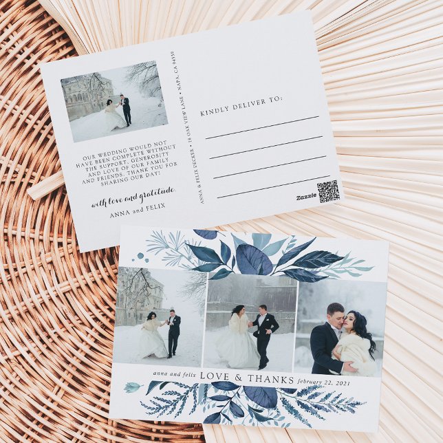 Postal Azure salvaje | Boda multifotográfico Gracias (Subido por el creador)