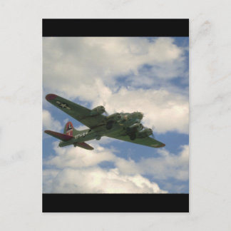 Postal B17, vista Belly. (plano;b17_Planes de la Segunda