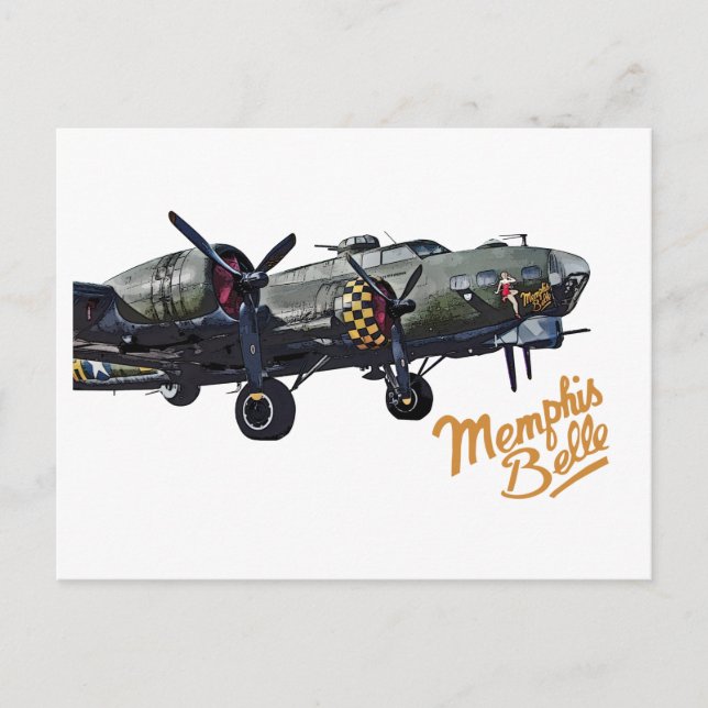 Postal B-17 Memphis Belle (Anverso)
