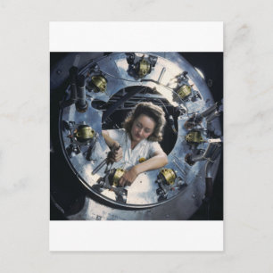 Postal B-25 Bomber Engine Lady, 1942