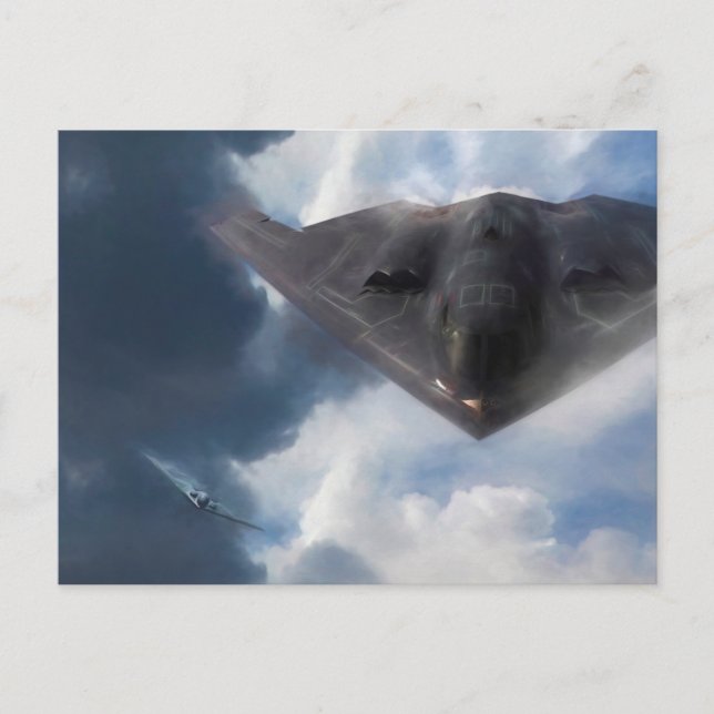 Postal B-2 Spirit Stealth Bomber GHOST MAKER (Anverso)