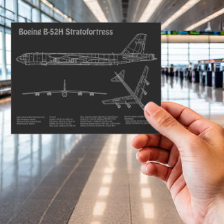 Postal B-52 Estratotrora - Planes Blueprint del avión PD