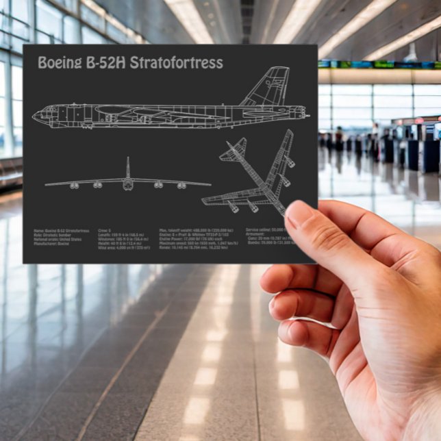 Postal B-52 Estratotrora - Planes Blueprint del avión PD (Subido por el creador)