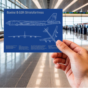 Postal B-52 Stratofortress - Planes de Plano de Plano de 
