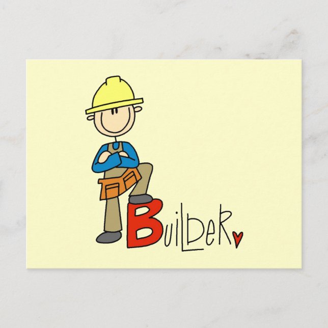 Postal B es para Constructor (Anverso)