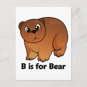 Postal B es para el Oso