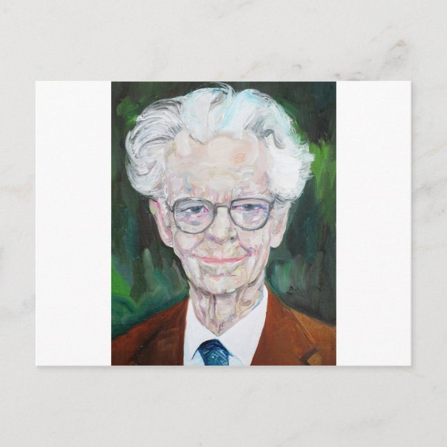Postal b.f. skinner - retrato de petróleo.2 (Anverso)