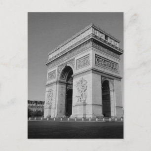 Postal B&W Arc de Triomphe 3