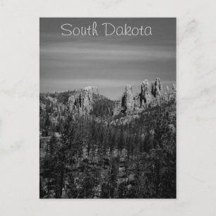 Postal B/W de Dakota del Sur
