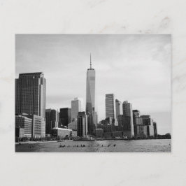 Postal B&W Manhattan