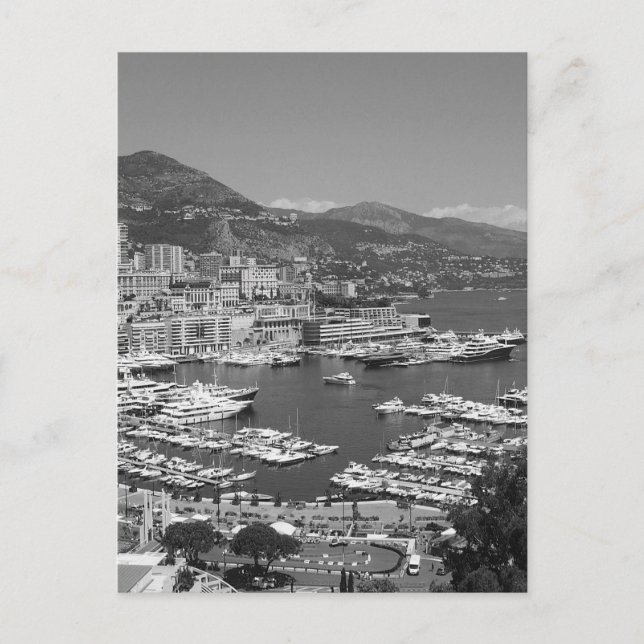 Postal B&W Monaco (Anverso)