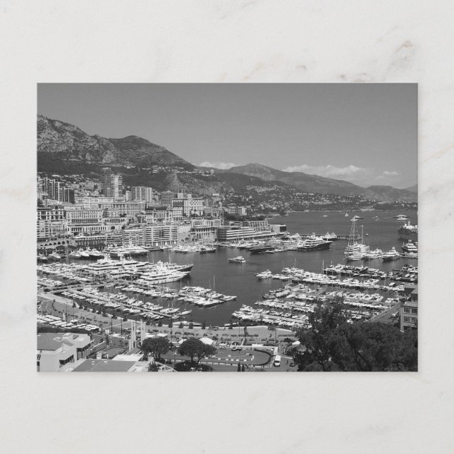 Postal B&W Monaco (Anverso)