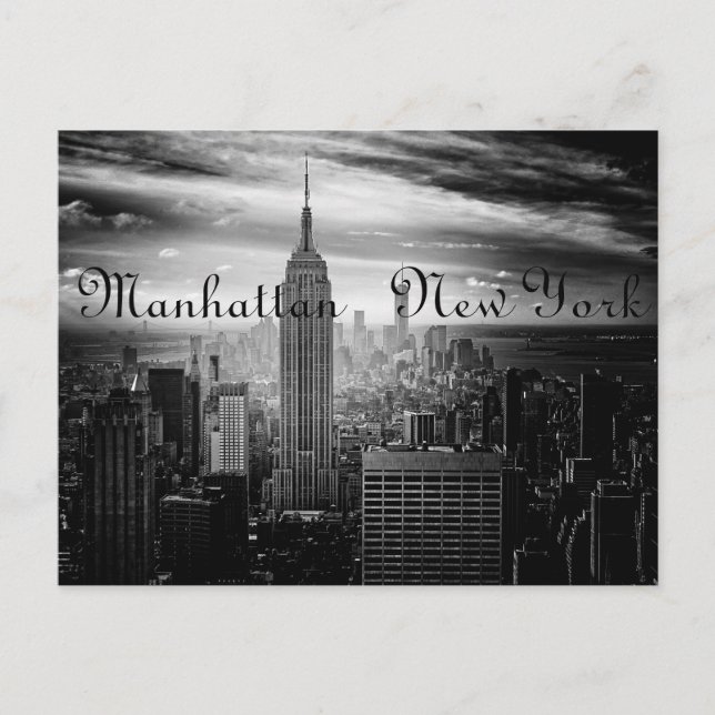 Postal B&W Nueva York (Anverso)