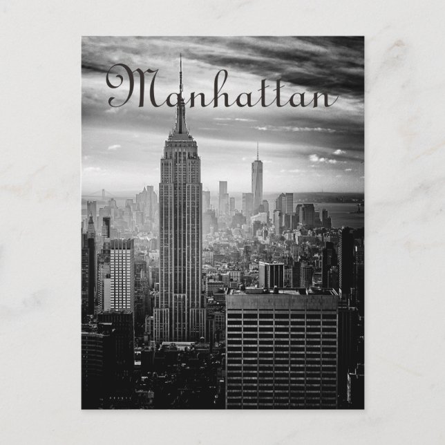 Postal B&W Nueva York (Anverso)