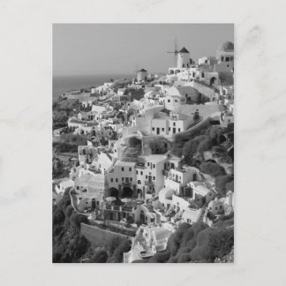 Postal B&W Santorini 5