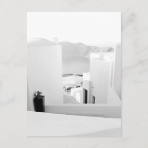 Postal B&W Santorini 7