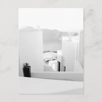 Postal B&W Santorini 7