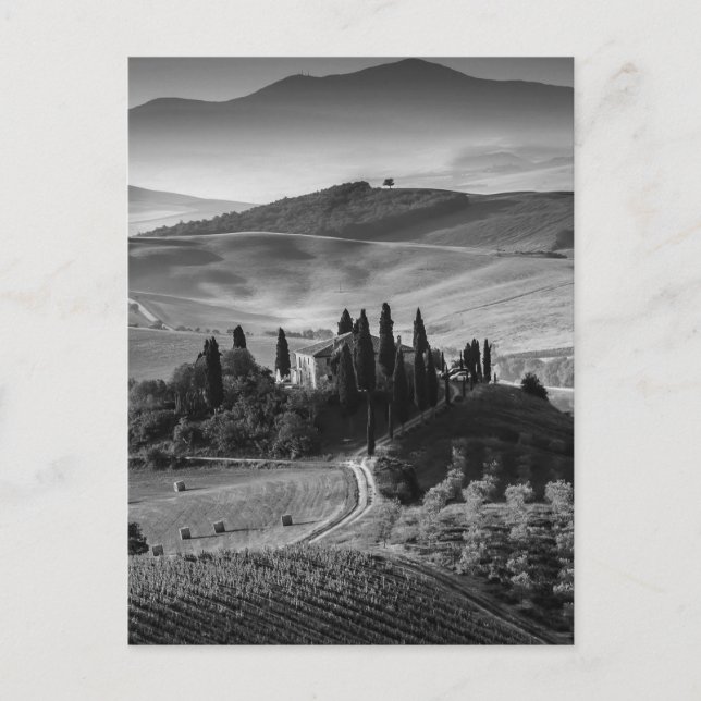 Postal B&W Toscana (Anverso)