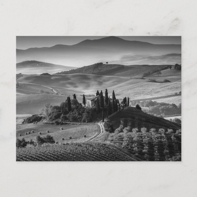 Postal B&W Toscana (Anverso)