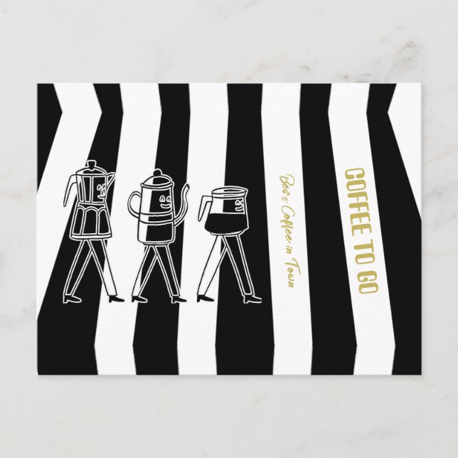 Postal B & W Tres Cafeteros Cafeteros Tirados Café (Anverso)
