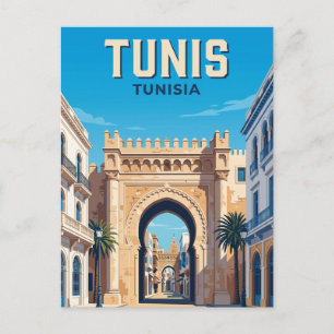 Postal Bab Bhar Túnez