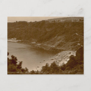 Postal Babbacombe desde Petit Tor Costa de Devon Vintage