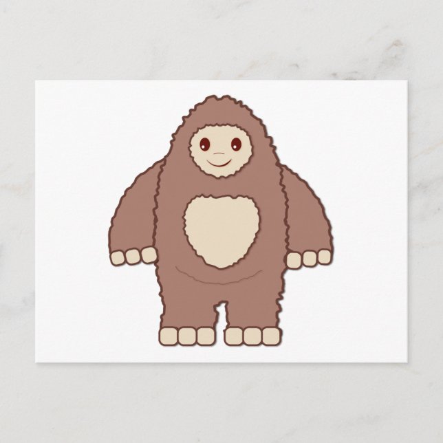 Postal Baby Bigfoot (Anverso)