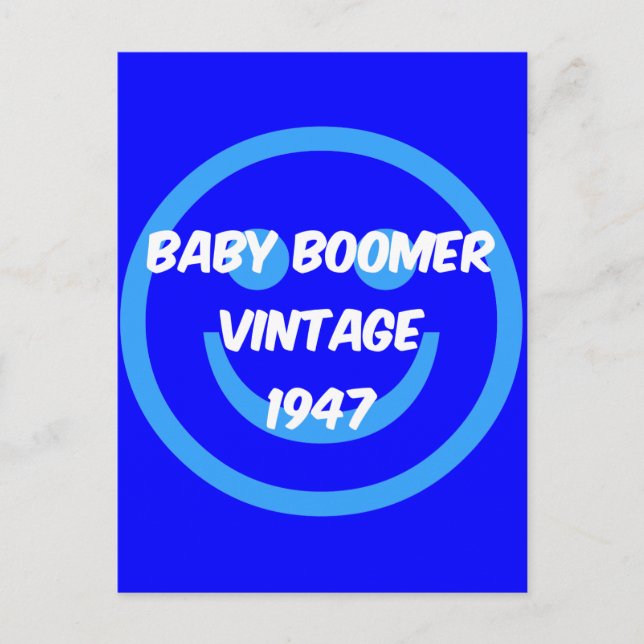 Postal baby boomer 1947 (Anverso)