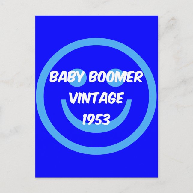 Postal baby boomer 1953 (Anverso)
