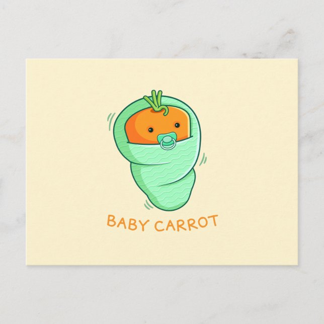 Postal Baby Carrot Pun (Anverso)