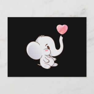 Postal Baby Cute Elephan