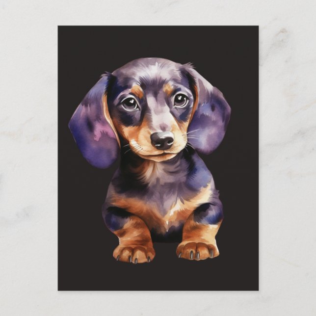 Postal Baby Dachshund (Anverso)