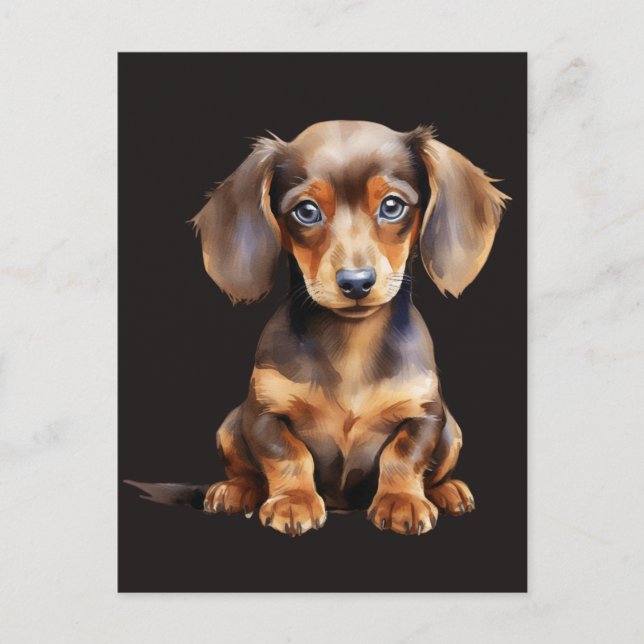 Postal Baby Dachshund (Anverso)