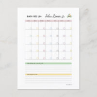 Baby First 100 food Log by Margo