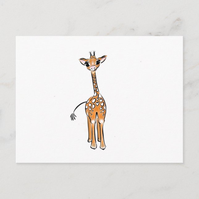 Postal Baby Giraffe (Anverso)